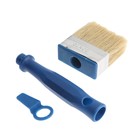 Кисть-макловица ТУНДРА, смешанная щетина, пластиковая рукоятка, 30×70 мм - Фото 6