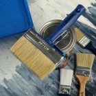 Кисть-макловица ТУНДРА, смешанная щетина, пластиковая рукоятка, 30×120 мм - Фото 8