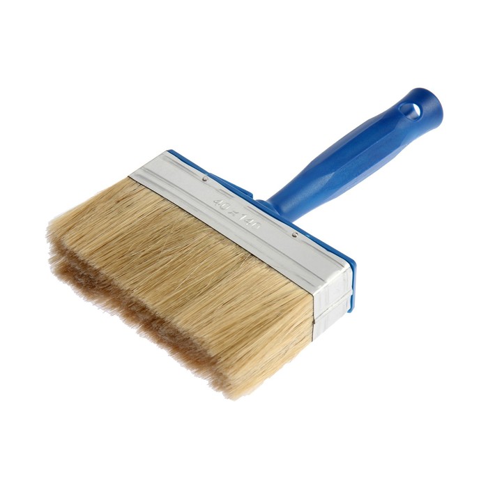 Кисть-макловица ТУНДРА, смешанная щетина, пластиковая рукоятка, 40×140 мм