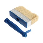 Кисть-макловица ТУНДРА, смешанная щетина, пластиковая рукоятка, 40×140 мм - Фото 6