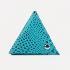 Футляр для монет/наушников на кнопке, бирюзовый - Фото 3