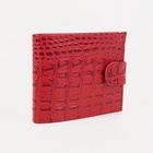 Кошелёк женский на кнопке, цвет красный - Фото 2