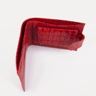 Кошелёк женский на кнопке, цвет красный - Фото 5