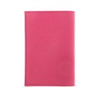 Обложка для паспорта, "Герб", флотер, тёмно-розовая - Фото 3
