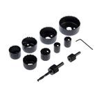 Набор пил кольцевых ТУНДРА, 19-22-28-32-38-44-51-64 мм, 8 шт. - Фото 1