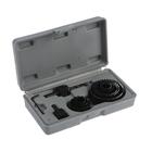 Набор пил кольцевых ТУНДРА, 19-22-28-32-38-44-51-64 мм, 8 шт. - Фото 2