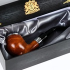 Трубка курительная «Командор», классическая, 15×6×4.5 см - фото 45216307