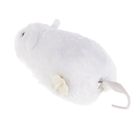 Мышь заводная меховая, 12 см, белая - Фото 3