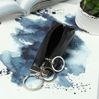 Ключница на молнии, кольцо, игуана, цвет чёрный - Фото 3