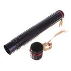 Тубус телескопический А0 Стамм, диаметр 85 мм, длина 630-1100 мм, пластик, на ремне, чёрный - Фото 3