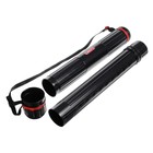 Тубус телескопический А0 Стамм, диаметр 85 мм, длина 630-1100 мм, пластик, на ремне, чёрный - Фото 5