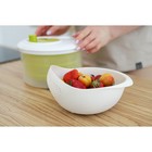 Дуршлаг Доляна «Радуга», 22×16.5×12 см, пластик, белый - Фото 6