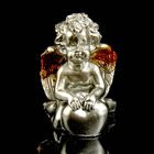 Сувенир полистоун "Мечтатели" под бронзу с золотыми крыльями МИКС 4,5х3 см - Фото 1