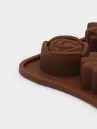 Форма для конфет и шоколада Доляна «Ассорти», силикон, 22×10.5×1.5 см, 15 ячеек (d=2.7 см), коричневая - Фото 4