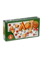 Лото русское, деревянное "Тройка лошадей", настольная игра, с бочонками - Фото 4