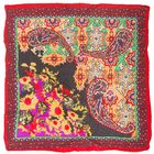 Платок текстильный, размер 120 х 120, цвет разноцветный # FC 268-1,  Y4-C - Фото 3