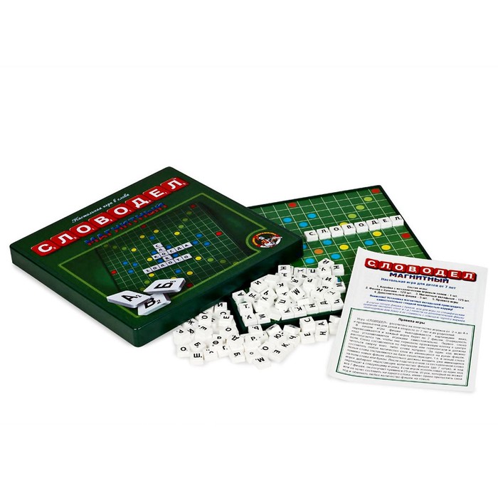 Настольная игра «Словодел магнитный», 2-4 игрока, 7+ - Фото 1