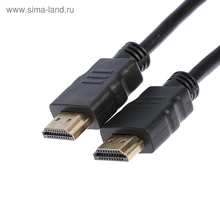 Кабель видео Smartbuy K-331, HDMI(m)-HDMI(m), ver 1.4, 3 м, черный - Фото 1