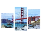 Картина модульная на подрамнике "Мост"  30х35,30х46,30х56 см; 90х56 см - Фото 1