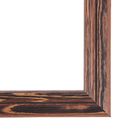 Рама для картин (зеркал) 30х40х4,4 см, дерево, Gloria тёмно-коричневая - Фото 2