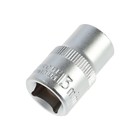 Головка торцевая шестигранная ТУНДРА, под квадрат 1/2", 13 мм, CrV - Фото 5