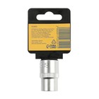 Головка торцевая шестигранная ТУНДРА, под квадрат 1/2", 13 мм, CrV - Фото 3