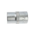 Головка торцевая шестигранная ТУНДРА, под квадрат 1/2", 14 мм, CrV - Фото 4