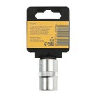 Головка торцевая шестигранная ТУНДРА, под квадрат 1/2", 14 мм, CrV - Фото 3