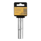 Головка торцевая шестигранная удлиненная ТУНДРА, под квадрат 1/2", 14 мм, CrV - Фото 3