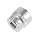 Головка торцевая шестигранная ТУНДРА, под квадрат 1/2", 30 мм, CrV - Фото 2