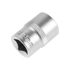 Головка торцевая шестигранная ТУНДРА, под квадрат 1/2", 19 мм, CrV - Фото 5