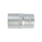 Головка торцевая шестигранная ТУНДРА, под квадрат 1/2", 15 мм, CrV - Фото 4