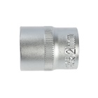 Головка торцевая шестигранная ТУНДРА, под квадрат 1/2", 21 мм, CrV - Фото 6