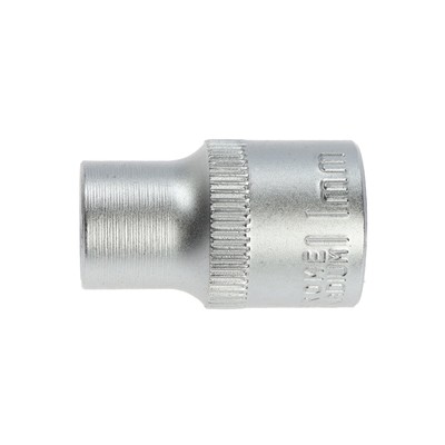 Головка торцевая шестигранная ТУНДРА, под квадрат 1/2", 11 мм, CrV