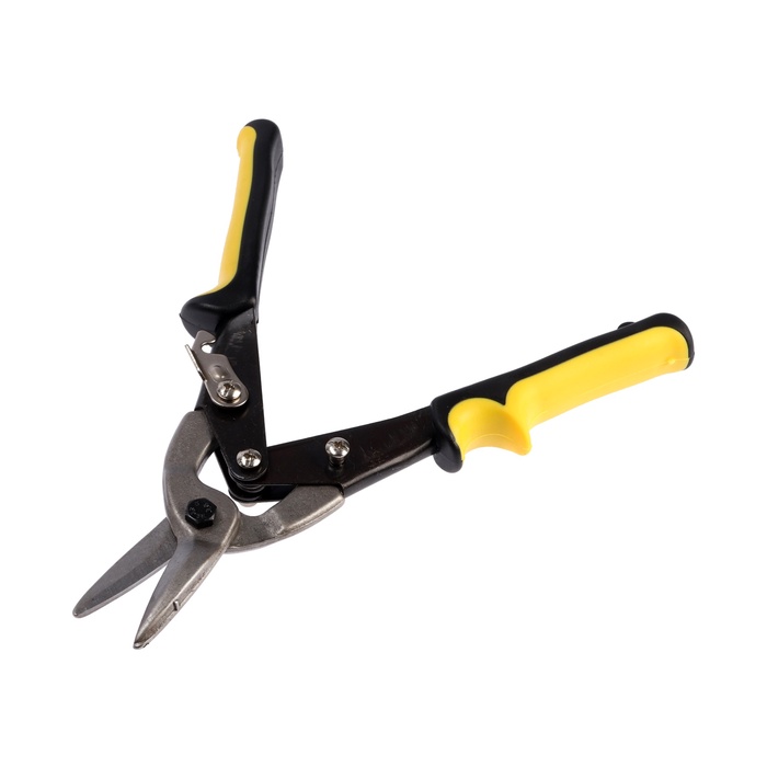 Ножницы по металлу ТУНДРА, 2К рукоятки, прямой рез, 250 мм - Фото 1