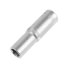 Головка торцевая шестигранная удлиненная ТУНДРА, под квадрат 1/2", 13 мм, CrV - Фото 5