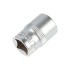 Головка торцевая шестигранная ТУНДРА, под квадрат 1/2", 17 мм, CrV - Фото 5