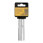 Головка торцевая шестигранная удлиненная ТУНДРА, под квадрат 1/2", 17 мм, CrV - Фото 3