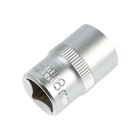 Головка торцевая шестигранная ТУНДРА, под квадрат 1/2", 18 мм, CrV - Фото 5