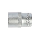 Головка торцевая шестигранная ТУНДРА, под квадрат 1/2", 18 мм, CrV - Фото 6