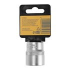 Головка торцевая шестигранная ТУНДРА, под квадрат 1/2", 22 мм, CrV - Фото 4