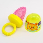 Ниблер для прикорма, от 5 мес., с текстильной сеточкой, размер L «Чудо-ребёнок», жёлтый, сетка МИКС - Фото 2