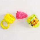 Ниблер для прикорма, от 5 мес., с текстильной сеточкой, размер L «Чудо-ребёнок», жёлтый, сетка МИКС - Фото 3