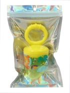 Ниблер для прикорма, от 5 мес., с текстильной сеточкой, размер L «Чудо-ребёнок», жёлтый, сетка МИКС - Фото 6