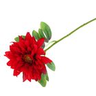 Цветы искусственные георгин 35 см красный - Фото 1