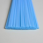 Трубочка для шаров, флагштоков и сахарной ваты, 41 см, d=6 мм, цвет синий - Фото 3
