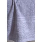 Полотенце махровое "Этель" Рапсодия серый 30*70 см, 100% хлопок, 400гр/м2 - Фото 2