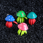 Декор для аквариума "Медузы", (набор 4 шт.), каждая 3 х 4 см, микс цветов - фото 8431485