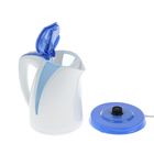 Чайник электрический Luazon LPK-1702, 2 л, 2200 Вт, бело-синий - Фото 2