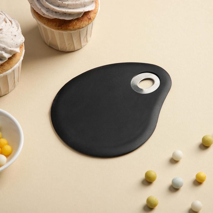 Шпатель кулинарный «Элли», 13,5×9,5 см, цвет МИКС - Фото 1